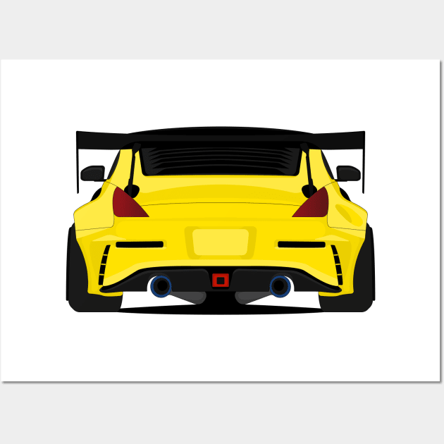 350Z YELLOW Wall Art by VENZ0LIC